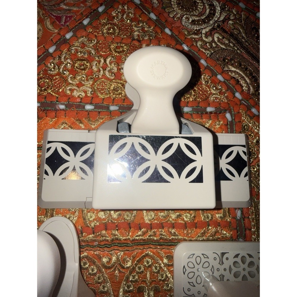 Martha Stewart Crafts Paper Punch Lot 4 Borders Deep Edge Lace Butterfly Theme